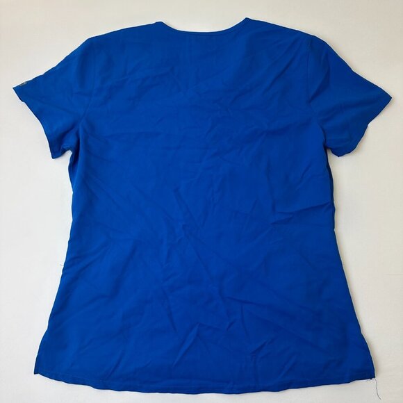 Med Couture Insight Scrub Top Womens Medium V Neck Short Sleeve Nursing Pockets - Picture 10 of 10